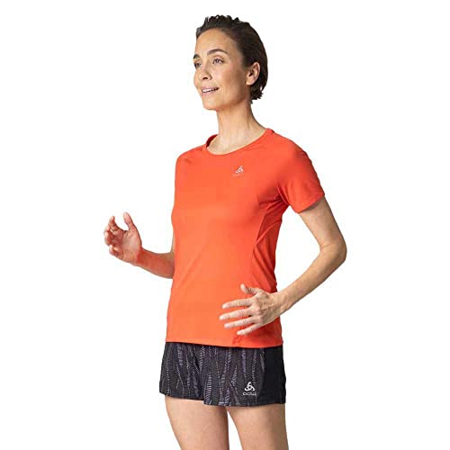 Odlo Damen Kurzarm Laufshirt ESSENTIALS CHILL-TEC, cayenne, M Odlo Damen Kurzarm Laufshirt ESSENTIALS CHILL-TEC, cayenne, M von Odlo