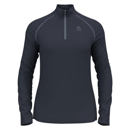 Odlo Damen Langarm Shirt mit Reißverschluss RIGI, india ink, XS Odlo Damen Langarm Shirt mit Reißverschluss RIGI, india ink, XS von Odlo