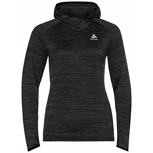 Odlo Damen Laufhoody RUN EASY WARM, black melange, XL von Odlo