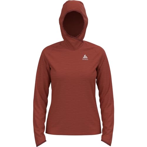 Odlo Damen Laufhoody RUN EASY WARM, cinnabar melange, XL von Odlo