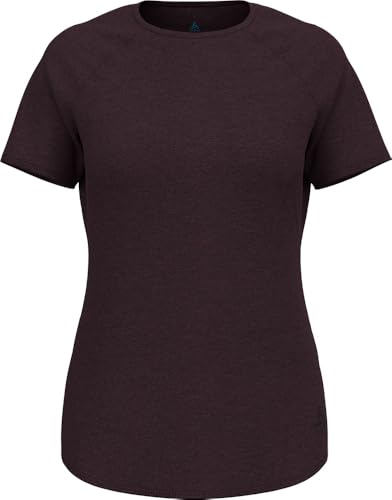Odlo Damen Laufshirt Kurzarm Essential 365 Sport Oberteil Fitness Shirt, Fudge Melange, M EU Odlo Damen Laufshirt Kurzarm Essential 365 Sport Oberteil Fitness Shirt, Fudge Melange, M EU von Odlo