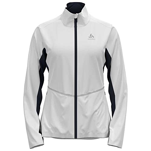 Odlo Damen Langlauf Jacke MARKENES, white - dark sapphire, L Odlo Damen Langlauf Jacke MARKENES, white - dark sapphire, L von Odlo