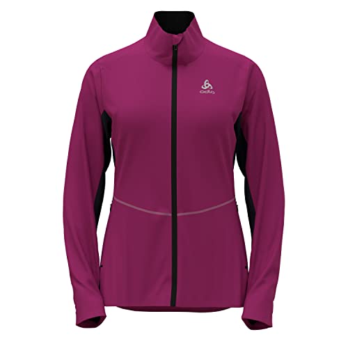 Odlo Damen Langlauf Jacke MARKENES, festival fuchsia - black, L von Odlo