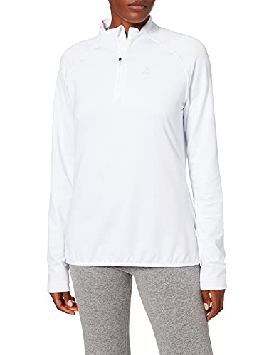 Odlo Damen Langarm Shirt mit Reißverschluss BERRA LIGHT, white, XS von Odlo