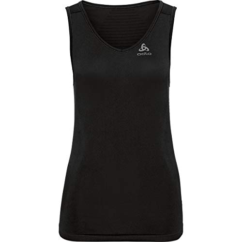 Odlo Damen PERFORMANCE X-LIGHT Baselayer Tanktop V-Ausschnitt, Black, S Odlo Damen PERFORMANCE X-LIGHT Baselayer Tanktop V-Ausschnitt, Black, S von Odlo