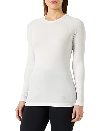 Odlo Damen Funktionsunterwäsche Langarm Shirt PERFORMANCE LIGHT ECO, white, XS Odlo Damen Funktionsunterwäsche Langarm Shirt PERFORMANCE LIGHT ECO, white, XS von Odlo