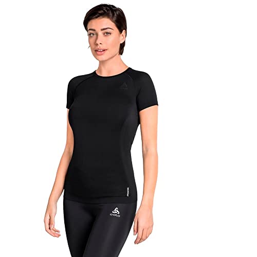 Odlo Damen Performance X-light Funktionsunterwäsche Kurzarm Shirt, Schwarz, L EU von Odlo