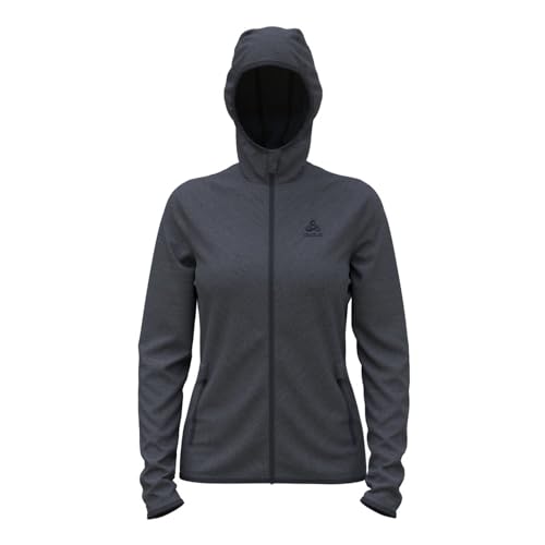 Odlo Damen Hoodyjacke mit Reißverschluss ROY, folkstone gray - india ink, S Odlo Damen Hoodyjacke mit Reißverschluss ROY, folkstone gray - india ink, S von Odlo