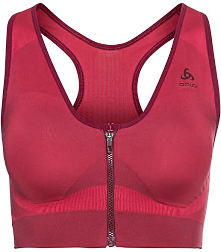 Odlo Damen SEAMLESS HIGH Sport BH, raspberry fudge - paradise pink, S von Odlo