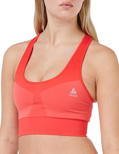 Odlo Damen Sport BH SEAMLESS MEDIUM SUPPORT, cayenne, S von Odlo