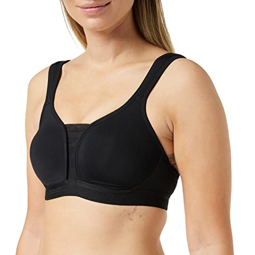 Odlo Damen Padded High Support_13071d Gepolsterter Sport BH, Schwarz, 90 EU Odlo Damen Padded High Support_13071d Gepolsterter Sport BH, Schwarz, 90 EU von Odlo