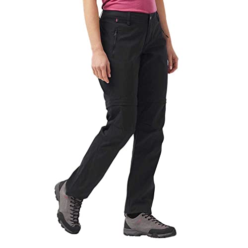 Odlo Damen Zip-Off Wanderhose WEDGEMOUNT, black, 42 von Odlo