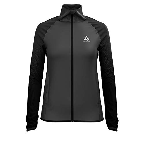 Odlo Damen ZEROWEIGHT WARM HYBRID Laufjacke, black Odlo Damen ZEROWEIGHT WARM HYBRID Laufjacke, black von Odlo