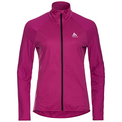 Odlo Damen ZEROWEIGHT WARM HYBRID Laufjacke, festival fuchsia von Odlo