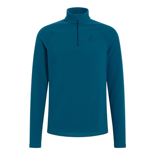 Odlo Herren Langarm Shirt mit Reißverschluss RIGI, saxony blue, XL von Odlo
