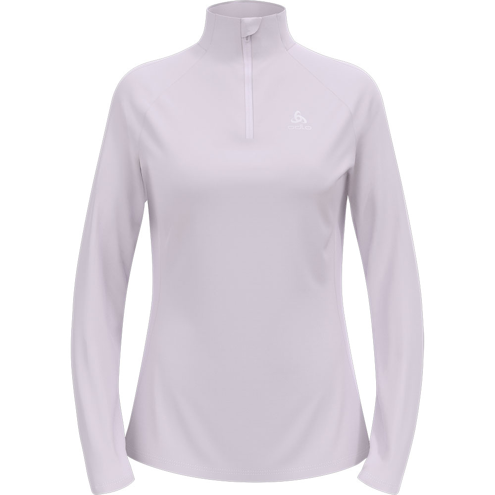 Odlo Essential Ceramiwarm Half Zip Sweatshirt Lila L Frau von Odlo