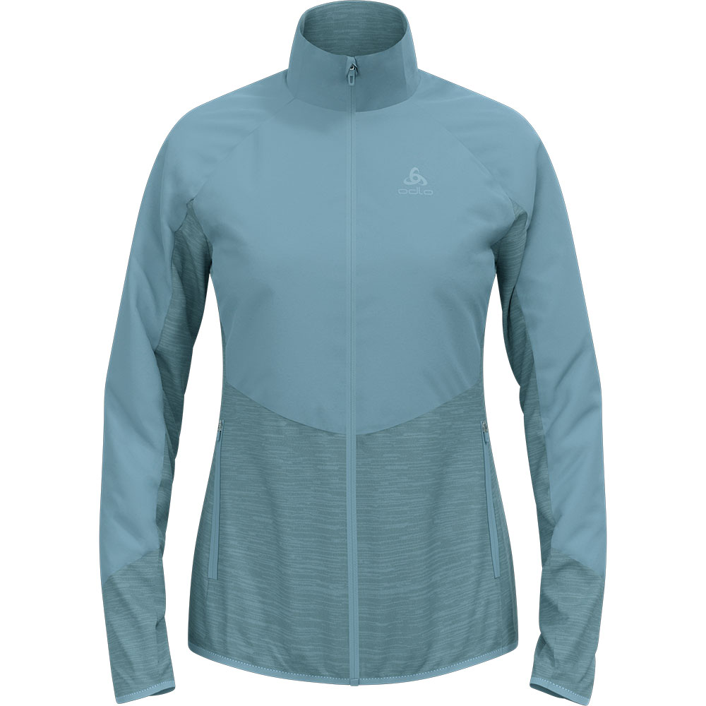 Odlo Essential Hybrid Jacket Blau S Frau Odlo Essential Hybrid Jacket Blau S Frau von Odlo