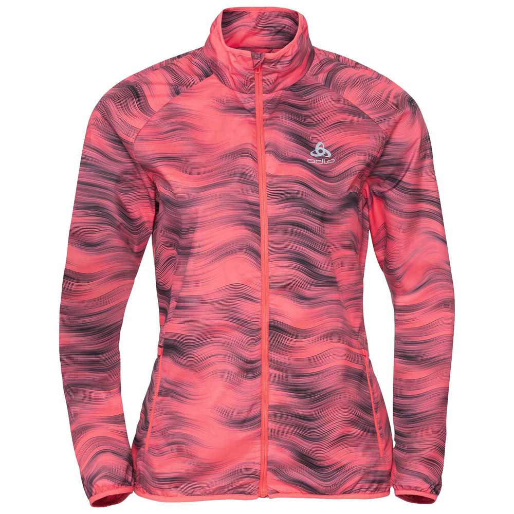 Odlo Essential Light Imprime Jacket Rosa XS Frau von Odlo