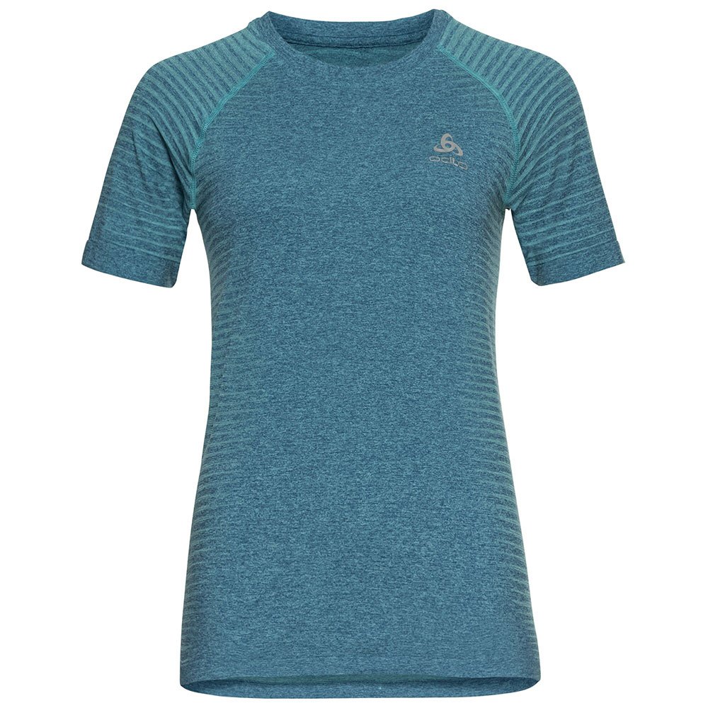 Odlo Essential Seamless Short Sleeve T-shirt Blau XS Frau von Odlo