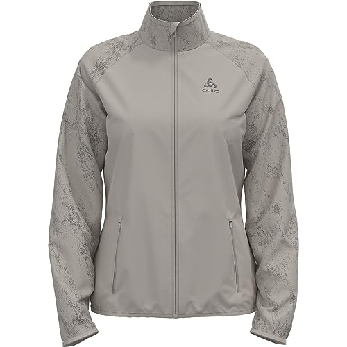 Odlo Damen Laufjacke ESSENTIAL LIGHT REFLECTIVE, silver cloud, L von Odlo