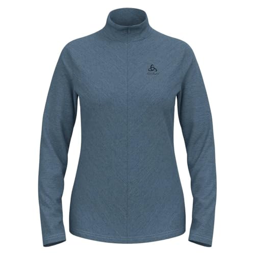 Odlo Fleecepullover Damen Roy I Midlayer mit Halbreißverschluss I Langarm Wandershirt von Odlo