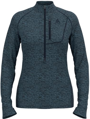 Odlo Fleecepullover Damen Tencia I Midlayer mit Halbreißverschluss I Langarm Wandershirt Langarm Wandershirt mit 1/2 Reißverschluss I Damen Odlo Fleecepullover Damen Tencia I Midlayer mit Halbreißverschluss I Langarm Wandershirt Langarm Wandershirt mit 1/2 Reißverschluss I Damen von Odlo