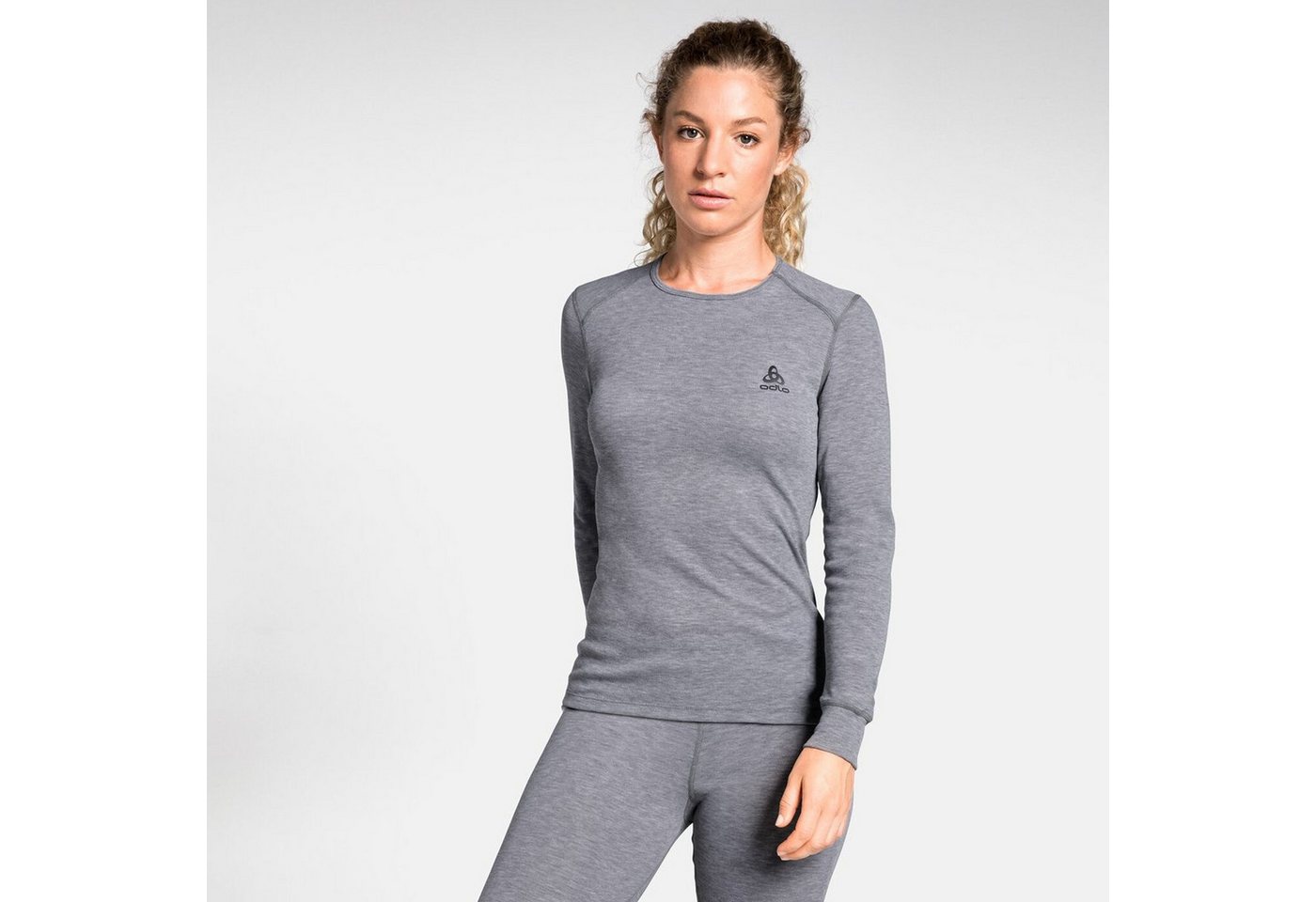 Odlo Funktionsunterhemd SHIRT L/S CREW NECK ACTIVE ORI grey melange Odlo Funktionsunterhemd SHIRT L/S CREW NECK ACTIVE ORI grey melange von Odlo