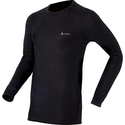 Odlo Herren ACTIVE WARM Baselayer Langarm-Shirt mit Rundhals, Black, XL Odlo Herren ACTIVE WARM Baselayer Langarm-Shirt mit Rundhals, Black, XL von Odlo