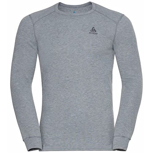 Odlo Herren Funktionsunterwäsche Langarm Shirt ACTIVE WARM ECO, odlo steel grey melange, 3XL von Odlo