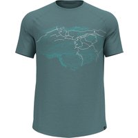 Odlo Herren Ascent PW 130 Topography T-Shirt von Odlo