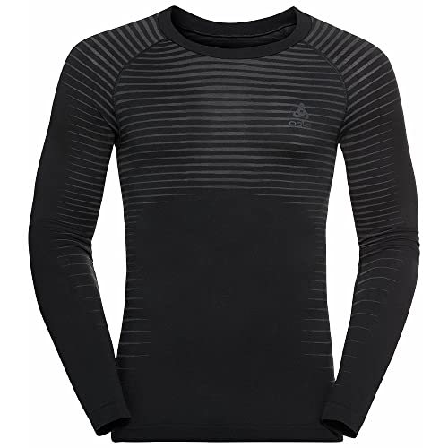 Odlo Herren Funktionsunterwäsche Langarm Shirt PERFORMANCE LIGHT, black, XL Odlo Herren Funktionsunterwäsche Langarm Shirt PERFORMANCE LIGHT, black, XL von Odlo