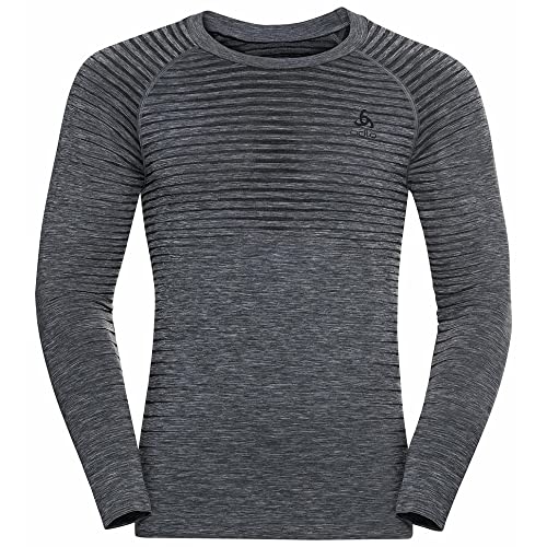 Odlo Herren Funktionsunterwäsche Langarm Shirt PERFORMANCE LIGHT, grey melange, XXL von Odlo