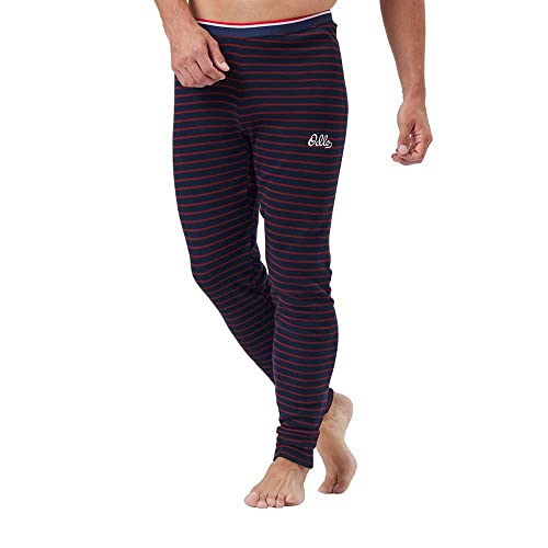 Odlo Herren Funktionsunterwäsche Lange Hose mit Streifen Print ACTIVE WARM ORIGINALS ECO, dark sapphire - sundried tomato, XL Odlo Herren Funktionsunterwäsche Lange Hose mit Streifen Print ACTIVE WARM ORIGINALS ECO, dark sapphire - sundried tomato, XL von Odlo