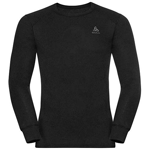 Odlo Herren Funktionsunterwäsche Langarm Shirt ACTIVE WARM ECO, black, M von Odlo