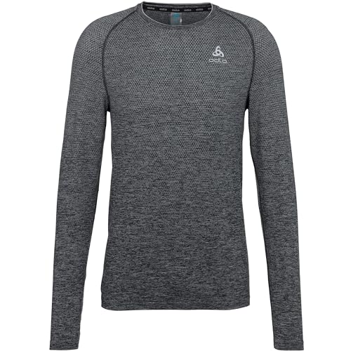 Odlo Herren Essential Seamless_313932 Langarm Laufshirt, Grey Melange, XL EU von Odlo