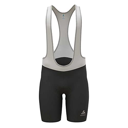 Odlo Herren Radshorts mit Trägern ESSENTIALS ECO, white - black, S von Odlo