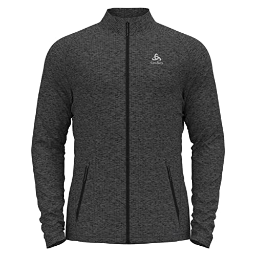 Odlo Herren Tencia Langarm Shirt Mit Reißverschluss, Dark Grey Melange, S EU Odlo Herren Tencia Langarm Shirt Mit Reißverschluss, Dark Grey Melange, S EU von Odlo
