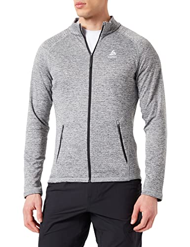 Odlo Herren Langarm Shirt mit Reißverschluss TENCIA, grey melange, M von Odlo