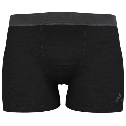 Odlo Herren Funktionsunterwäsche Boxershorts MERINO PERFORMANCE 130 GRAMM, black, S von Odlo