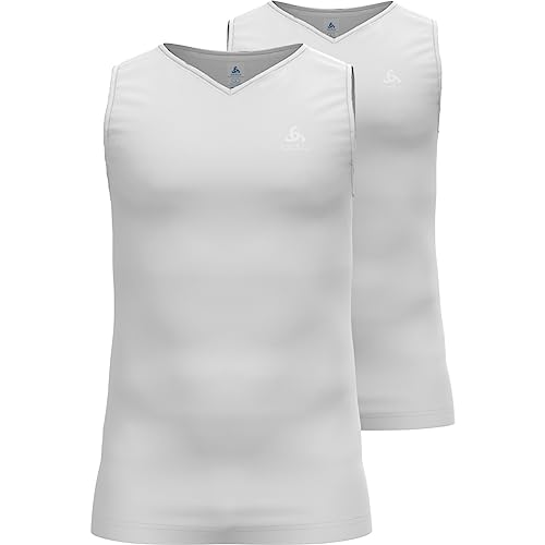 Odlo Herren Active Everyday 2pack Funktionsunterwäsche Tanktop, Weiß, XL EU Odlo Herren Active Everyday 2pack Funktionsunterwäsche Tanktop, Weiß, XL EU von Odlo