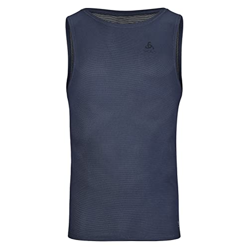 Odlo Herren Active F-dry Light Eco_141172 Funktionsunterwäsche Tanktop, Dark Sapphire, XL EU von Odlo