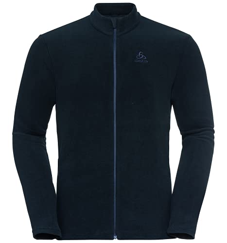 Odlo Herren Hoodyjacke mit Reißverschluss ROY, dark sapphire - black - stripes, M von Odlo