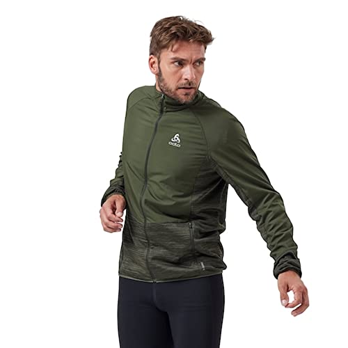 Odlo Herren Laufjacke RUN EASY WARM HYBRID, deep depths, M von Odlo