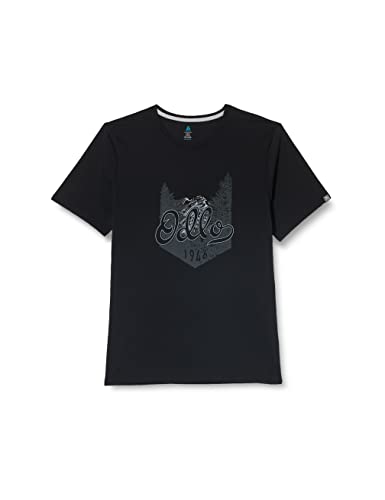 Odlo Herren Kurzarm Shirt NIKKO LOGO, black, M von Odlo