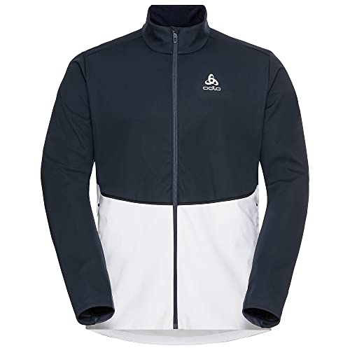 Odlo Herren Langlauf Jacke MARKENES, dark sapphire - white, XXL von Odlo