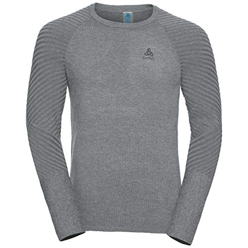 Odlo Herren Midlayer Unity Kinship Pullover, grey Melange, S von Odlo