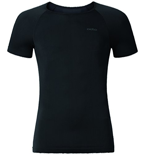 Odlo Herren PERFORMANCE X-LIGHT Funktionsunterwäsche Kurzarm-Shirt mit Rundhals, Black, M Odlo Herren PERFORMANCE X-LIGHT Funktionsunterwäsche Kurzarm-Shirt mit Rundhals, Black, M von Odlo