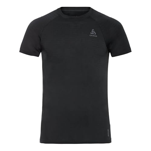 Odlo Herren Performance X-light Eco_188492 Funktionsunterwäsche Kurzarm Shirt, Schwarz, S EU von Odlo