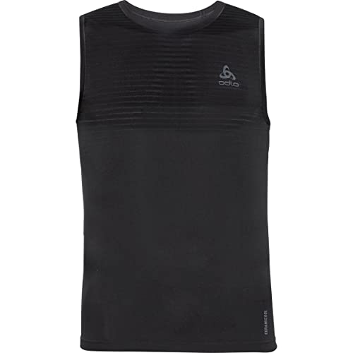 Odlo Herren Performance X-light Eco_188472 Funktionsunterwäsche Tanktop, Schwarz, XL EU von Odlo