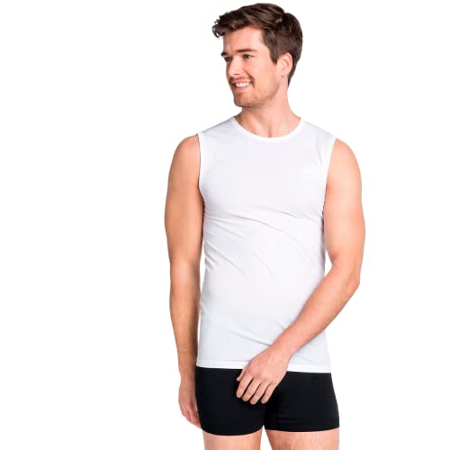 Odlo Herren Performance X-light Funktionsunterwäsche Tanktop, Weiß, S EU Odlo Herren Performance X-light Funktionsunterwäsche Tanktop, Weiß, S EU von Odlo